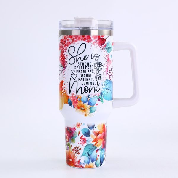 Customized Vacuum Tumbler For Mom , Personalised Travel Mug For Mom