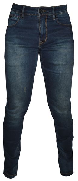 Soviet Ivar Mens Slim Leg Fashion Denim - Blue Black