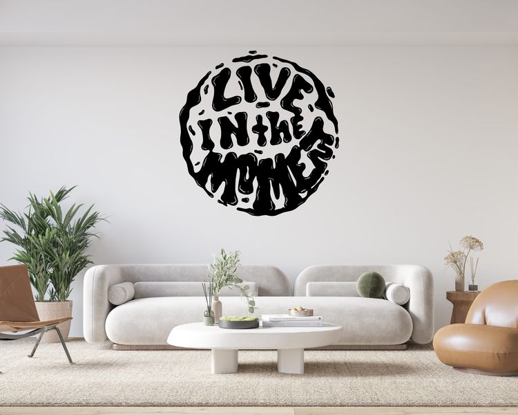 Live In The Moment Wall Decal