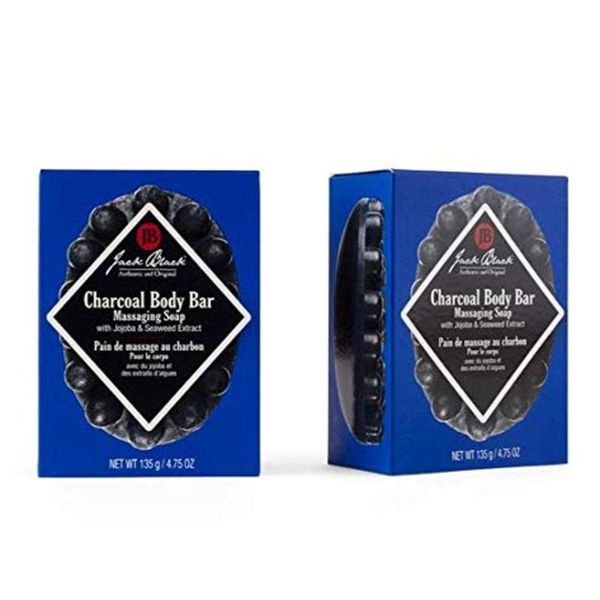 Jack Black Double Play, Charcoal Body Bar Massaging Soap 2 Pack