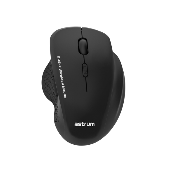 Astrum Wireless Mouse Ergonomic, Silent Click, 2.4GHz USB Receiver- MW280