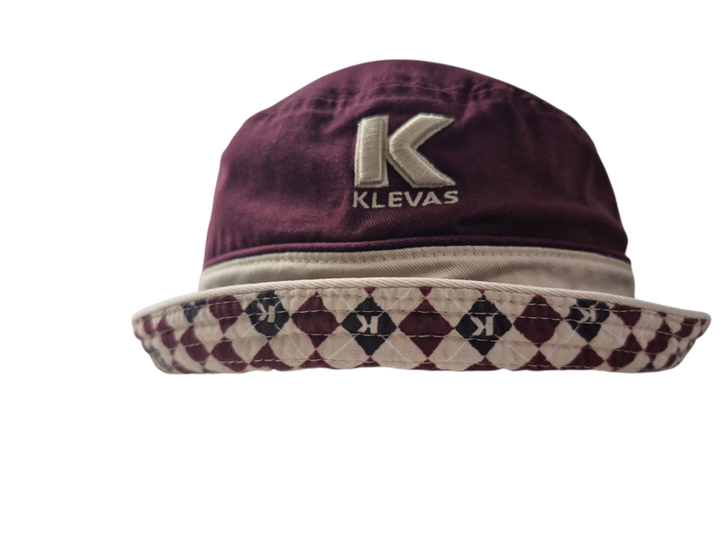 Klevas Men Bucket hat Claudio Burgundy