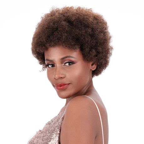 Joedir Brown Brazilian Human Hair Afro Kinky Curl Wigs For Women