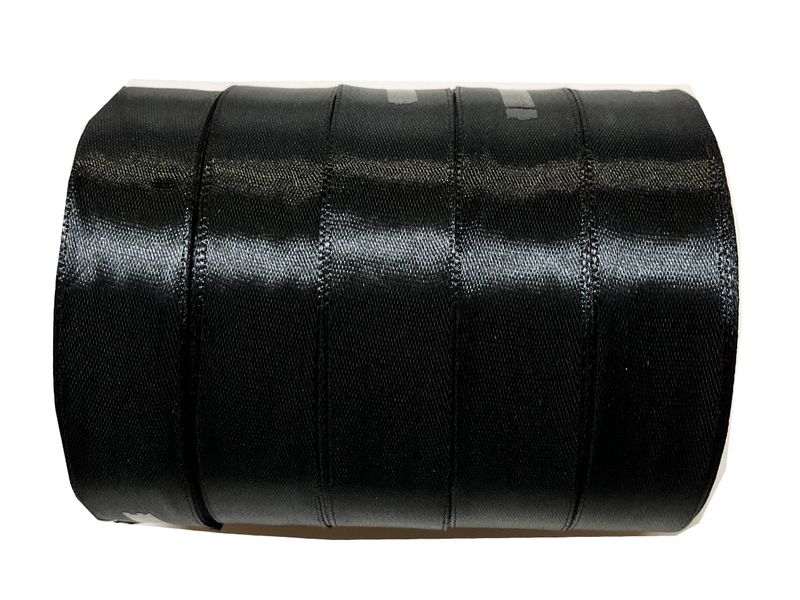 BEAD COOL - Satin Ribbon - 25mm width - Black - 105m - Bows and Wrapping