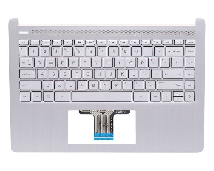 Palmrest With Backlit Keyboard Compatible with HP 14-DQ 14S-DQ 14-EF