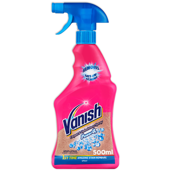Vanish 500ml, Power 02, Carpet &amp; Upholstery Stain Remover, Spray