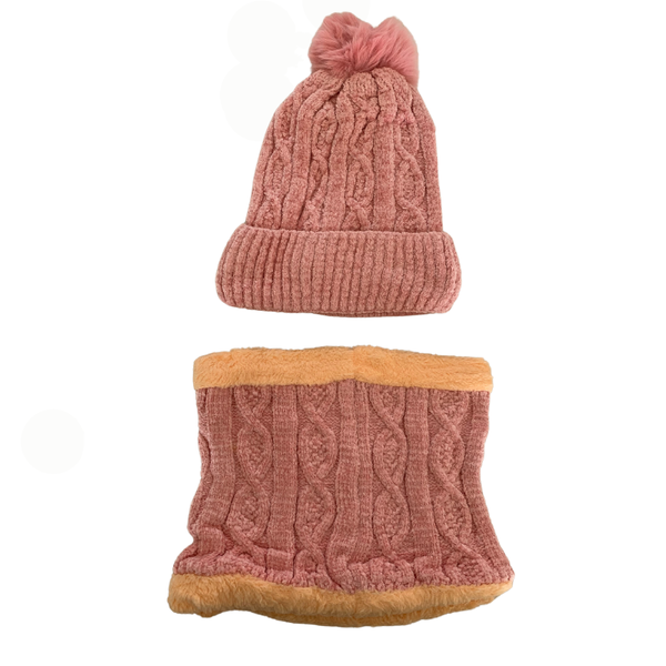 Winter Beanie &amp; Scarf Combo for Women and Girls