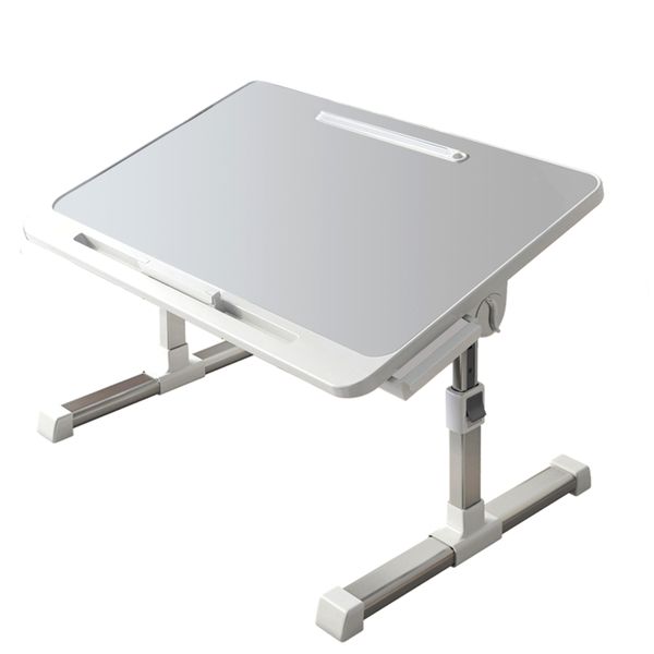 Foldable Laptop Table Tablet Stand for Bed-Grey