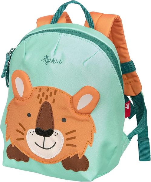 SIGIKID Mini Backpack Tiger - Light Blue