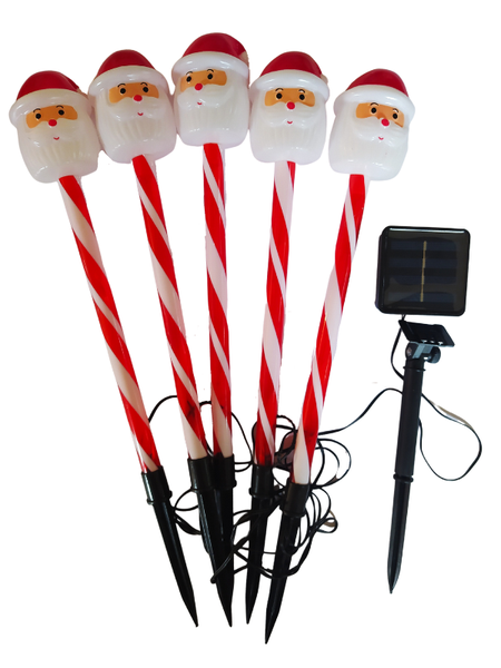 Santa Christmas Solar Garden Lights