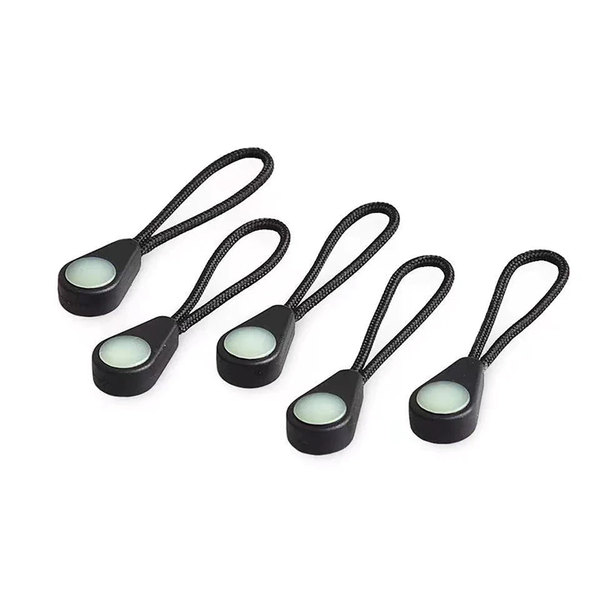 Mihuis Teardrop Glow In The Dark Zipper Pullers - Pack of 5