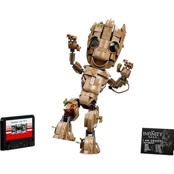 Lego-Compatible Groot Building Block Model - Marvel Guardians of the