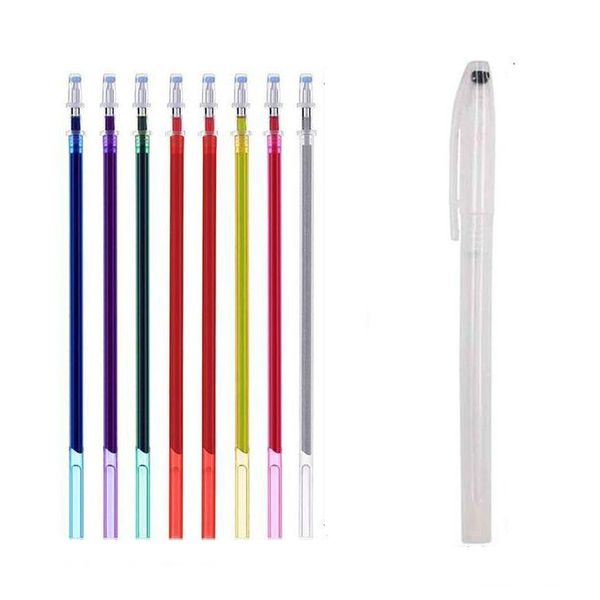 Water Erasable Fabric Marking Pen Case &amp; Refills/Sewing/Dressmaking-9 Pcs