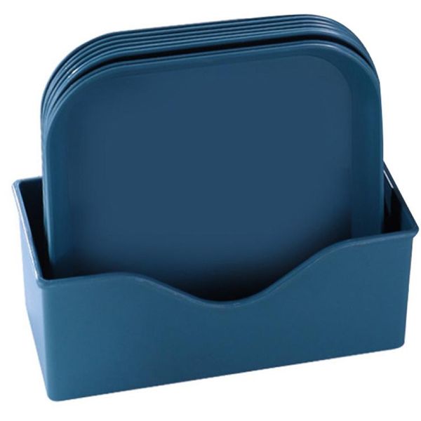 Home Kitchen Multifunctional Square Cake Serving Plate Set of 8 (15cm)