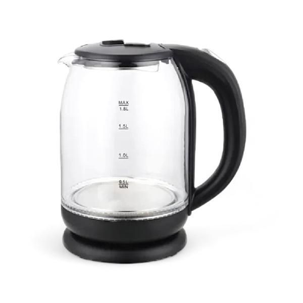 Cordless Strong Glass Body Water Kettle-1800W