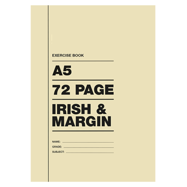 72 pages A5 Exercise Books I/M ( Pack of 20)