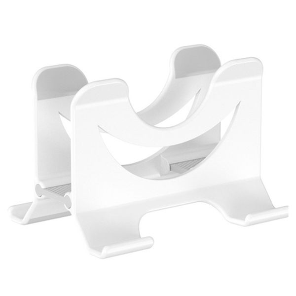 Vertical Laptop Stand Desktop Holder Notebook Dock Space-Saving White