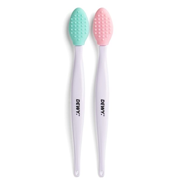 Dewy - Lip Scrubbie Brushes / Lip Exfoliating Scrubber Set (Pink / Mint)