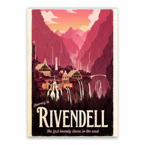 Journey To Rivendell Poster - A1