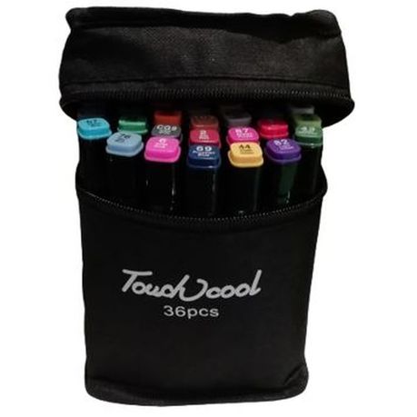 36 Set Touch Cool Dual Tip Alcohol Marker Highlighter Fineliner