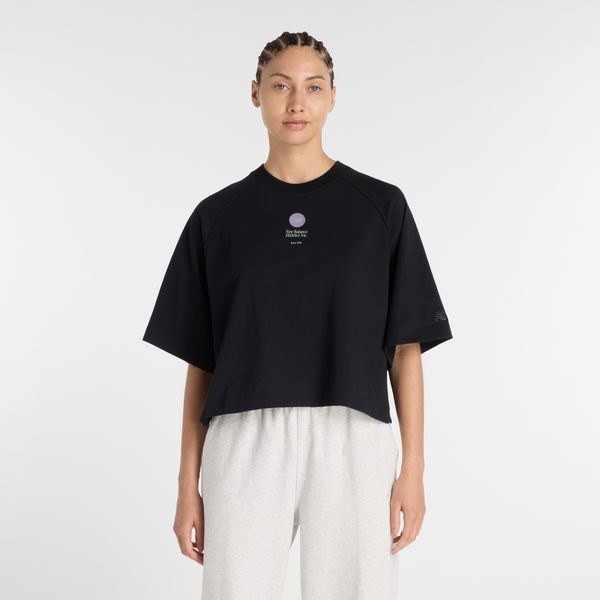 New Balance Women's Athletics Vortex Short Sleeve Tee - Black