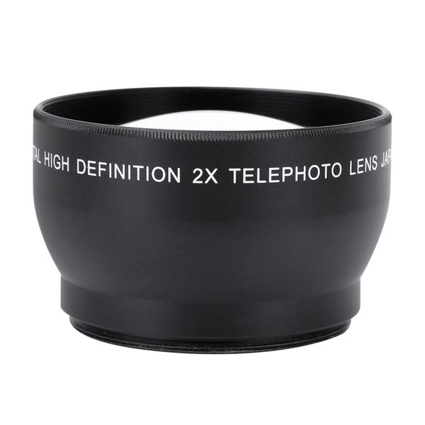 52mm HD Tele Converter 2X Magnification Lens For 52mm Mount Camera