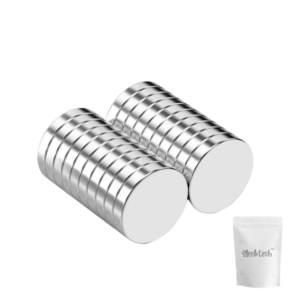 SleekTech N35 Neodymium Rare Earth Disc Magnets 6mm x 1.5mm - 20 Pack