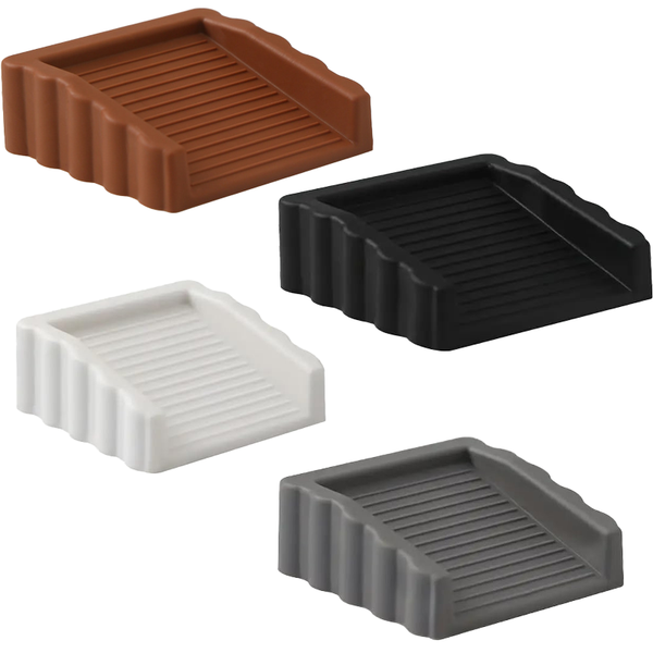4 Piece Creative Safe Windproof Door Stopper Plastic Frosted Surface Wedge