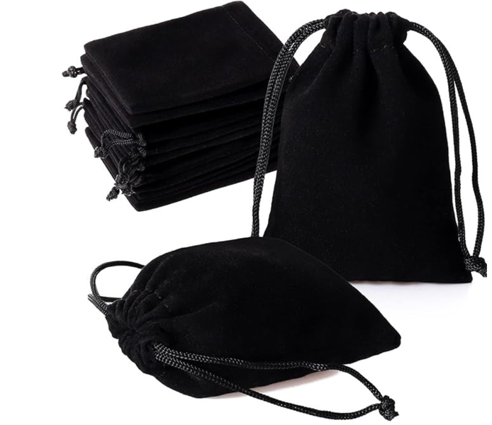 50 Black Household Storage Bags
