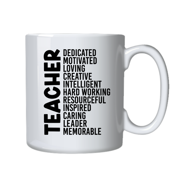 Teacher Motivational Positive Mug Birthday Christmas Teacher Gift 402