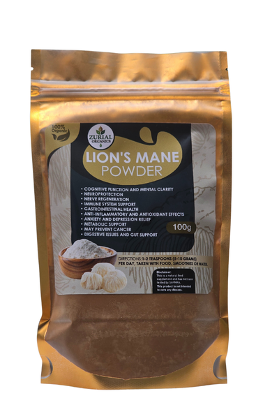 Zurial Organics Lion's Mane Powder - 100g