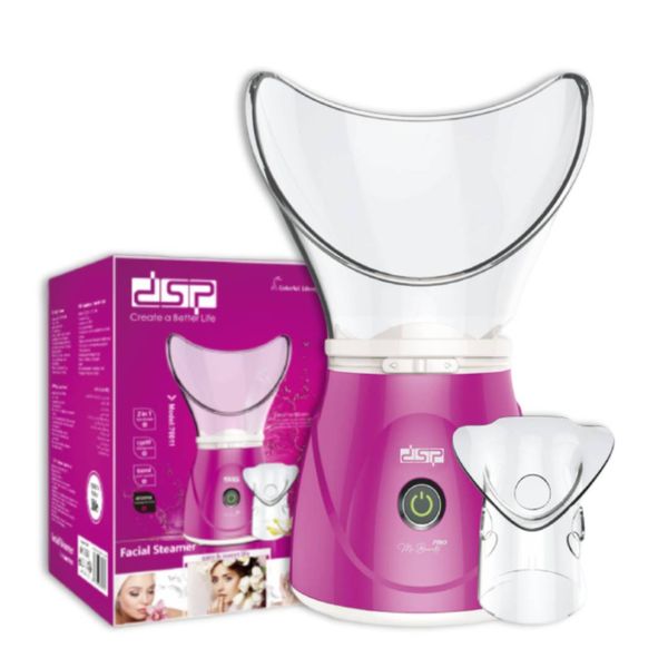 2In1 Facial Steamer Warm Mist Humidifier Face Deep Cleaning Sauna SPA