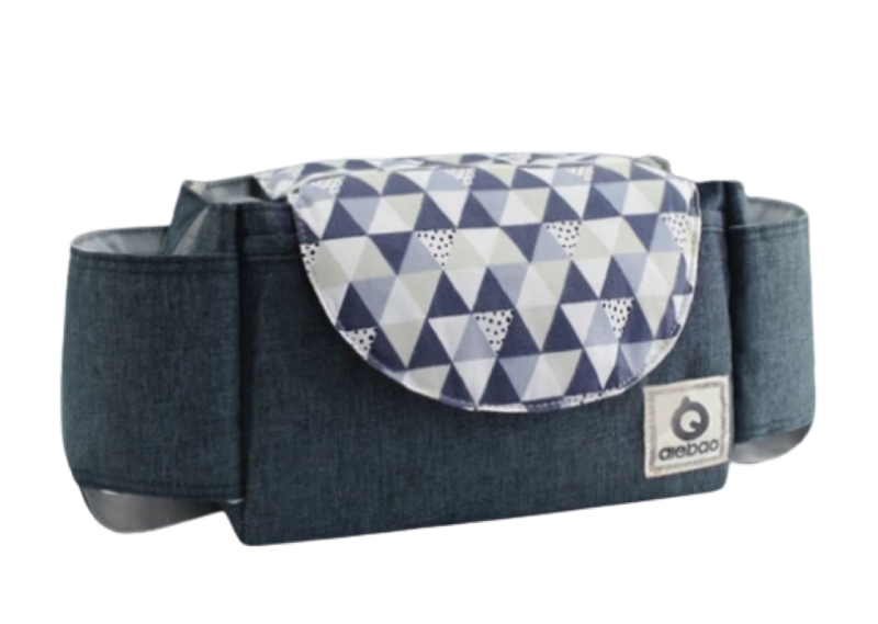 Pram/Stroller Organizer Accessories Bag Navy/Grey