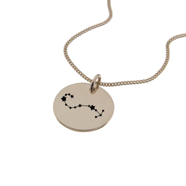 Scorpio Constellation Rose Gold Necklace