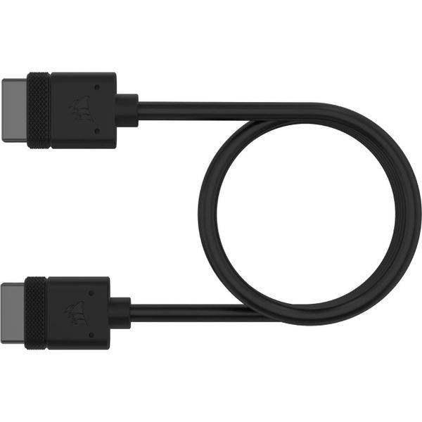Corsair iCUE LINK Cable, 1x 600mm with Straight connectors, Black