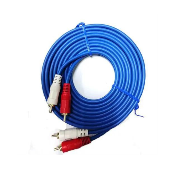 Geeko 5m 2 X Cinch RCA Male Audio Cable x 1