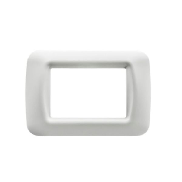 Gewiss - White Top System 3 Gang Plate