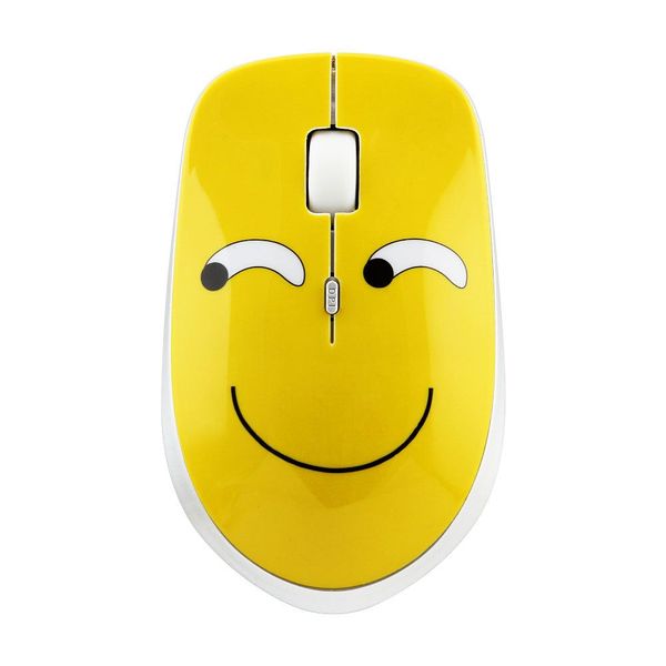 Emoji Wireless Mouse 2.4G Funny Expression Creative Silent USB Mouse
