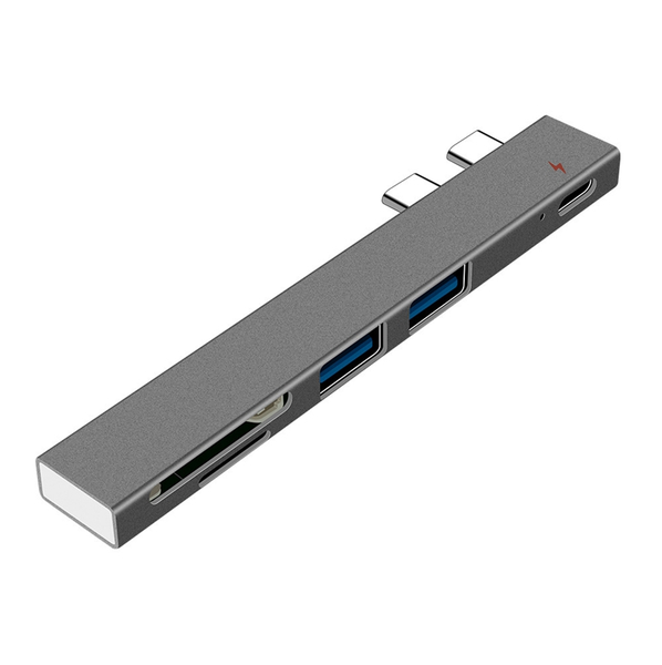 5 in 1 USB Type C for MacBook Pro/Air With USB C USB 3.0 SD/TF Card Reader