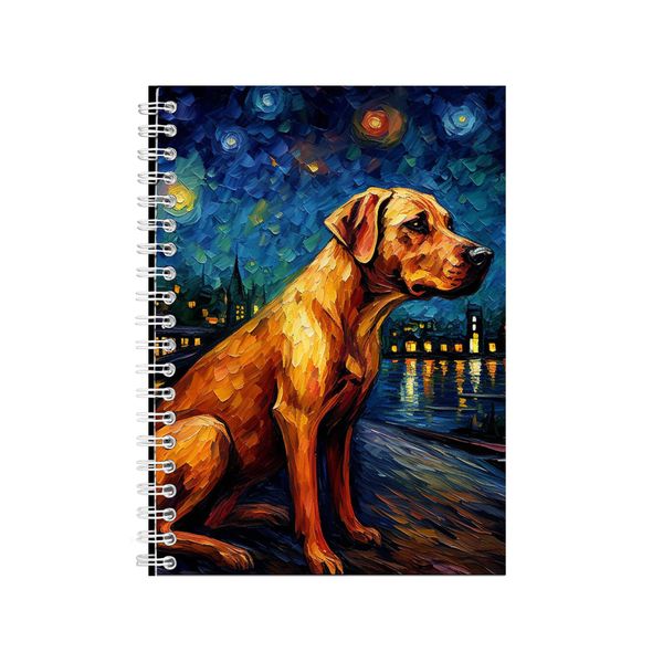 RHODESIAN RIDGEBACK Starry Night Notebook Gift Idea Notepad Pad 115