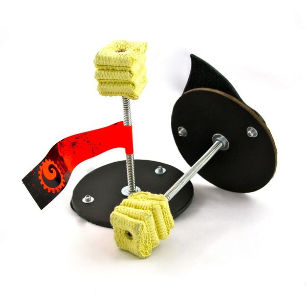 Pair of Gora Hand Candles - Fire Palms