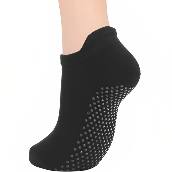 2 Pairs Of Non-Slip Heel Loop Socks For Yoga