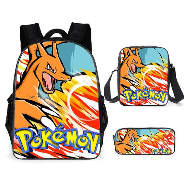3-Piece Kids School Backpack, Lunch Box and Pencil Case Set Dandy's World