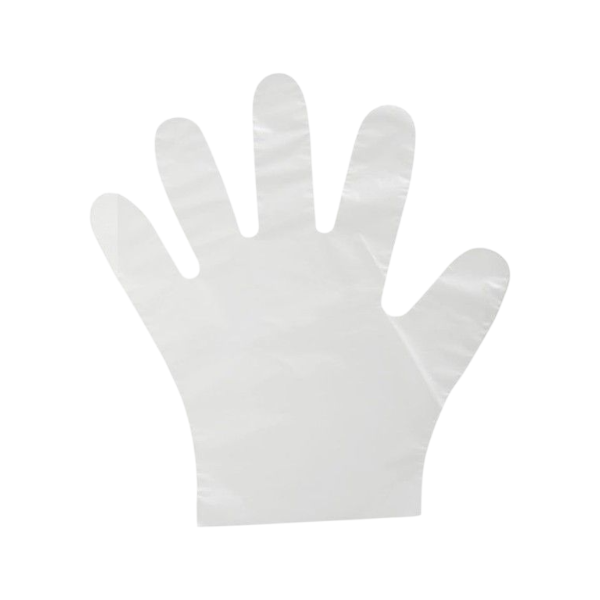 200-Piece Disposable TPE Food Contact Elastic Gloves -Transparent