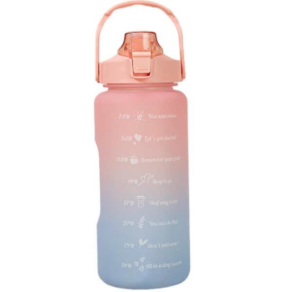 1831529 HydraBoost Time-Marked Motivational Water Bottle for Hydration