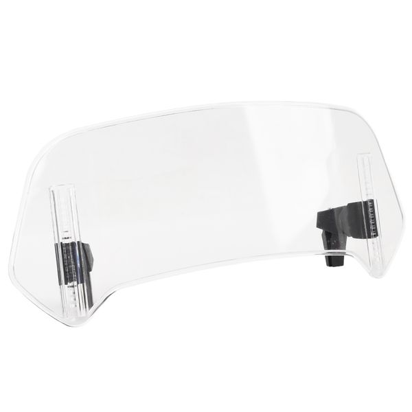 Adjustable Motorcycle Extension Windshield Transparent