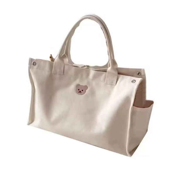 Canvas Mommy Bag Baby Nappy Bags for Newborn Diaper Organizer Pouch