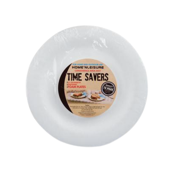 Foam Plates 23 cm - 10 Plates x 3