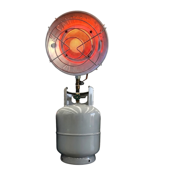 Portable Cylinder Top Mounted Gas Heater LQ-2022 - Silver