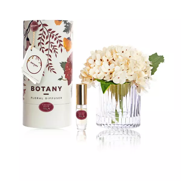 Real Touch Cream Hydrangea Floral Diffuser And F image